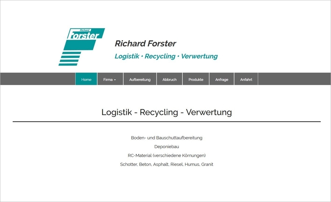 Hofmeier Webdesign_Referenz Richard Forster