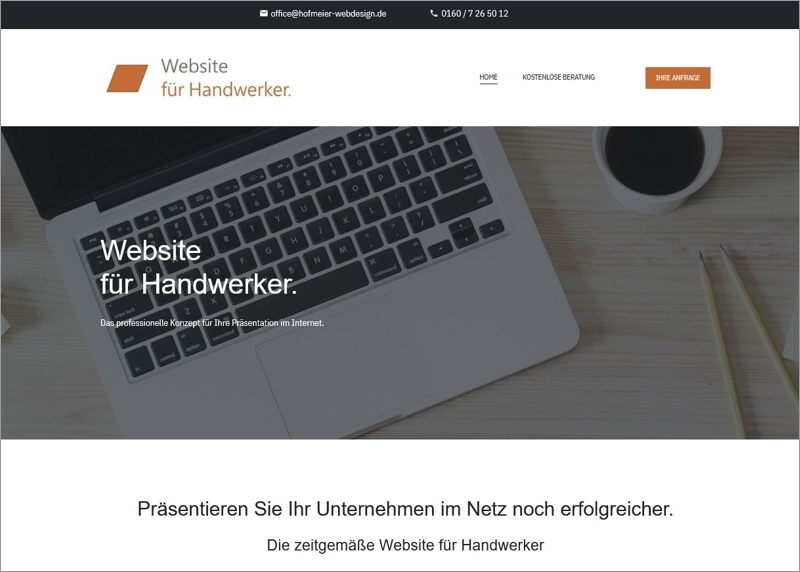 Website-fuer-Handwerker_Hofmeier_Webdesign